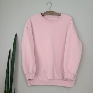 SHEIN | Soft Pink Crewneck Sweatshirt – Women’s Small